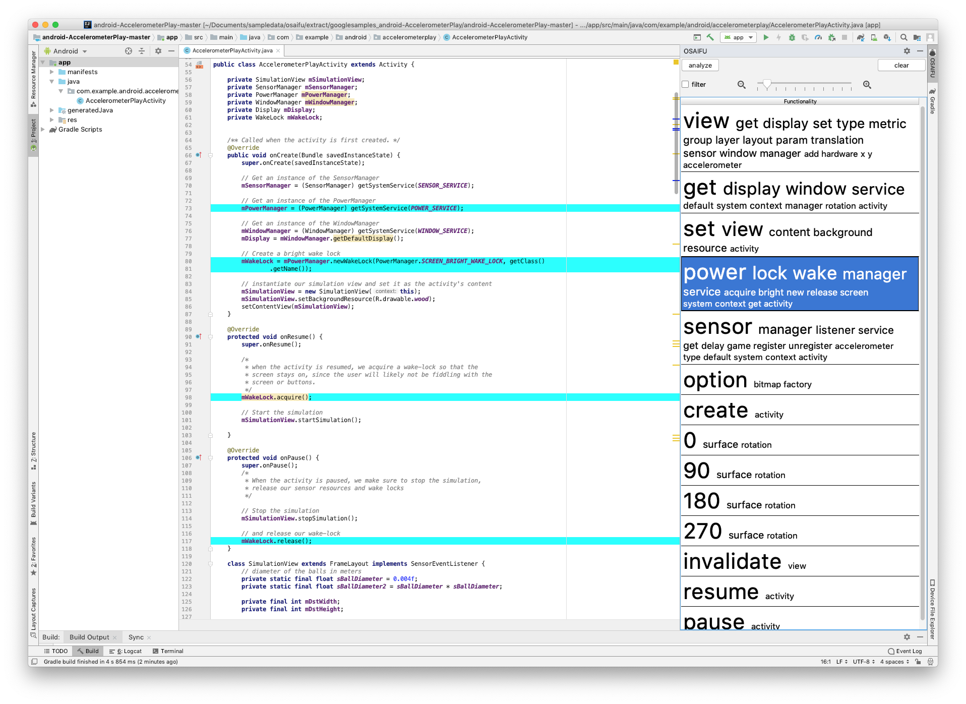Screenshot of OSAIFU
